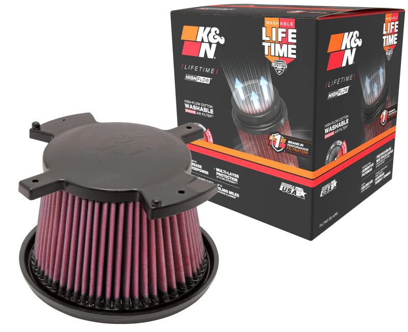 K&N 06 Chevrolet Duramax 6.6L-V8 DSL Drop In Air Filter - Image 7