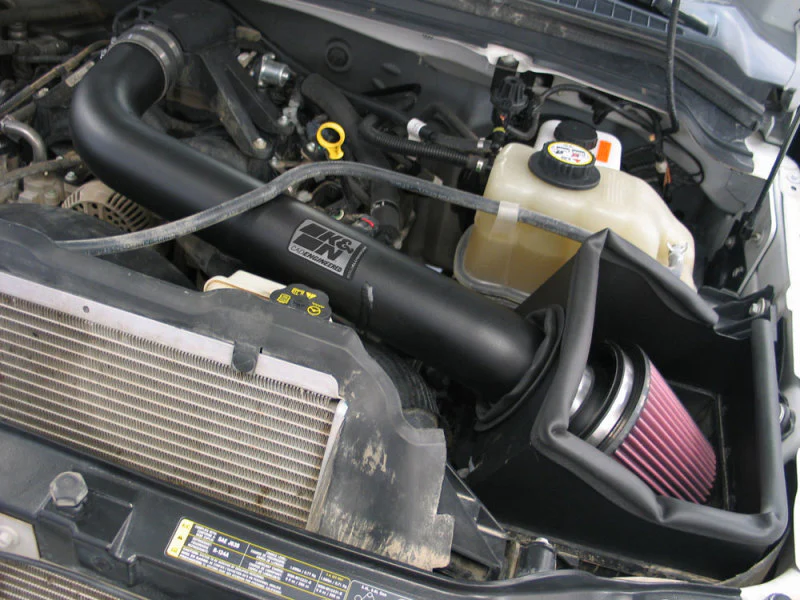 K&N 07-08 Ford F250 SD V8-5.4L Black High Flow Performance Kit - Image 3