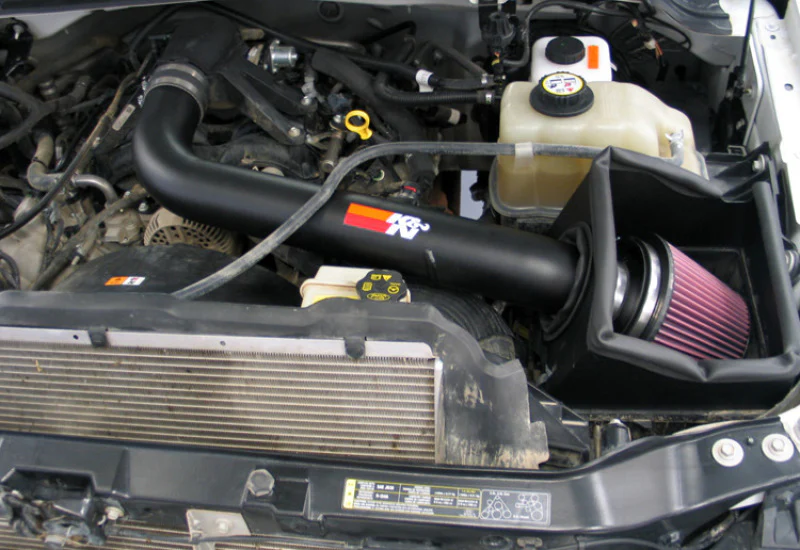 K&N 07-08 Ford F250 SD V8-5.4L Black High Flow Performance Kit - Image 4