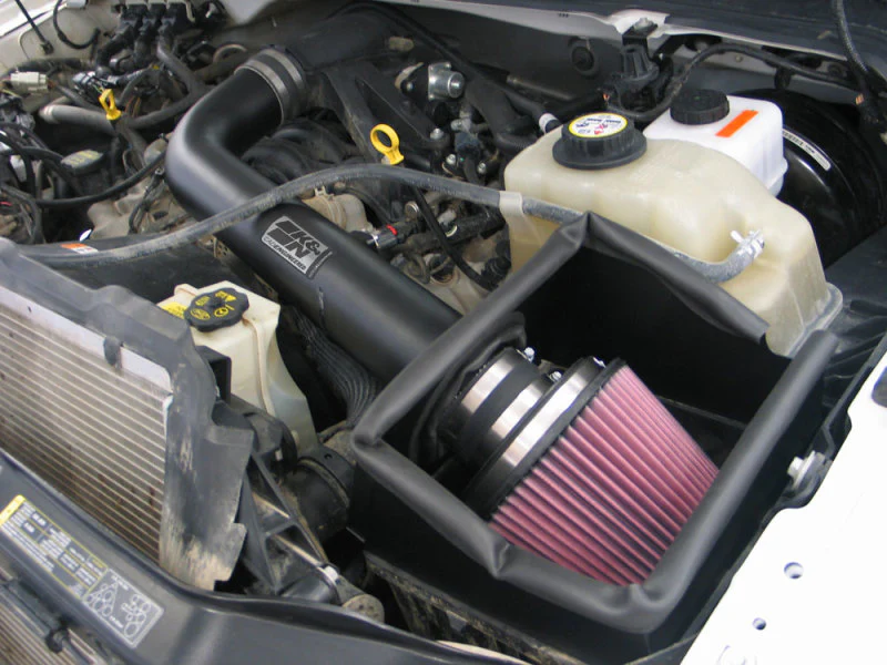 K&N 07-08 Ford F250 SD V8-5.4L Black High Flow Performance Kit - Image 5