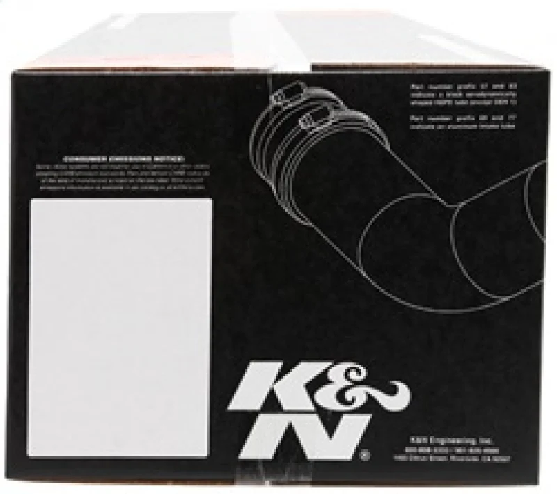 K&N 07-08 Ford F250 SD V8-5.4L Black High Flow Performance Kit - Image 8