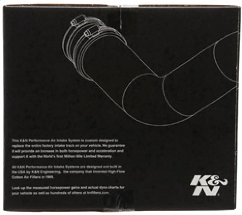 K&N 08-10 Ford F250/F350/F450/F550 Super Duty 6.4L V8 DSL Black Performance Intake Kit - Image 11