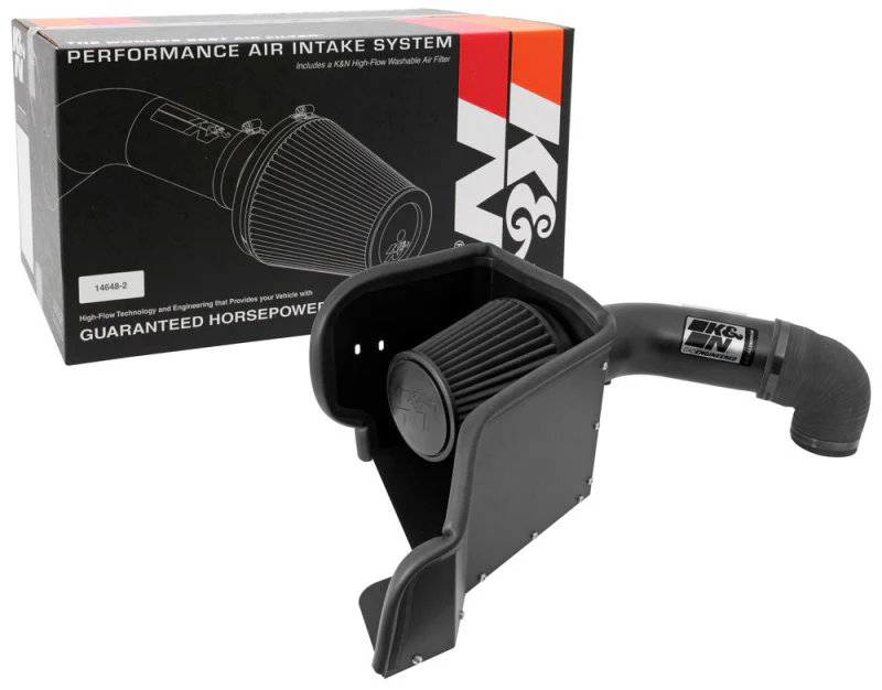 K&N 09-13 Dodge Ram 1500 Pickup 5.7L V8 / 11-13 Ram 1500 5.7L V8 Black Performance Intake Kit - Image 18
