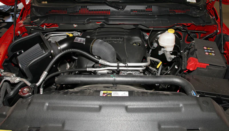 K&N 09-13 Dodge Ram 1500 Pickup 5.7L V8 / 11-13 Ram 1500 5.7L V8 Black Performance Intake Kit - Image 3