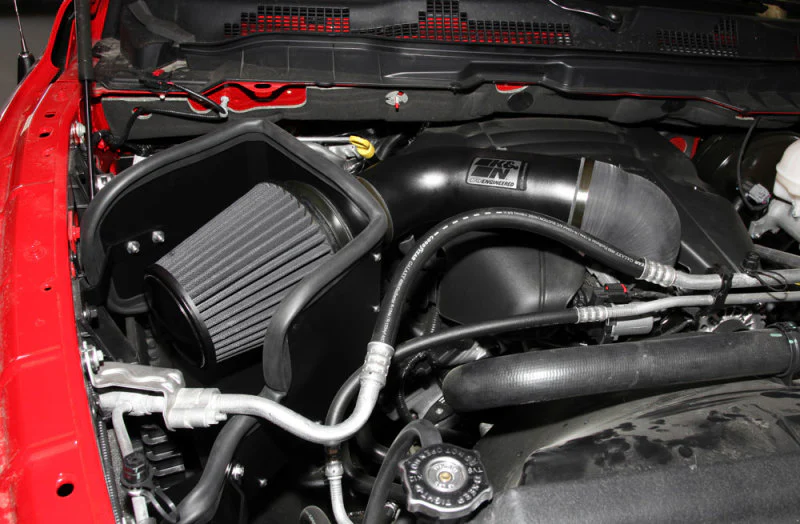 K&N 09-13 Dodge Ram 1500 Pickup 5.7L V8 / 11-13 Ram 1500 5.7L V8 Black Performance Intake Kit - Image 5