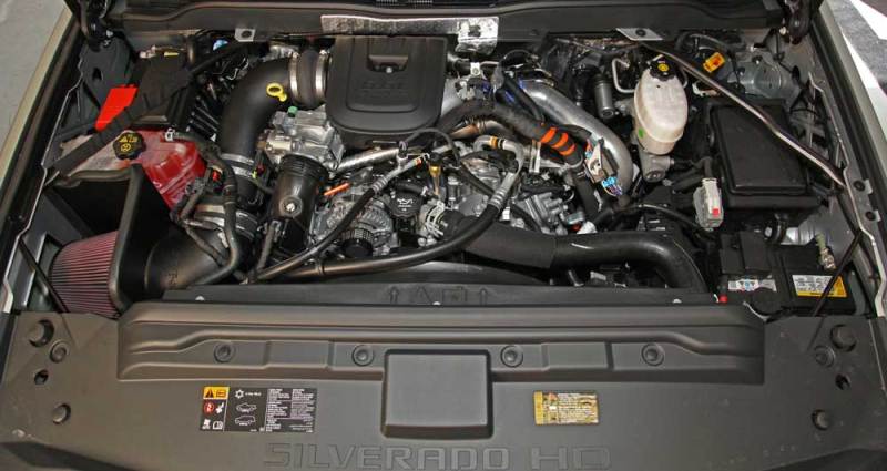 K&N 15 GMC Sierra 2500/3500HD 6.6L V8 AirCharger Performance Intake - Image 3