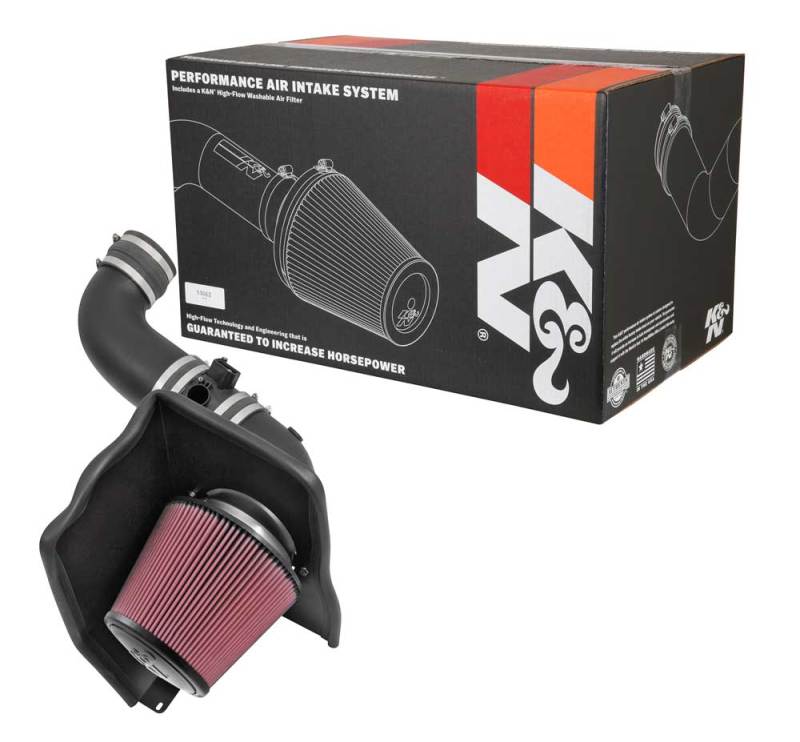 K&N 2015 Chevrolet Silverado  / GMC Sierra 2500/3500HD 6.6L V8 Performance Intake Kit - Image 10