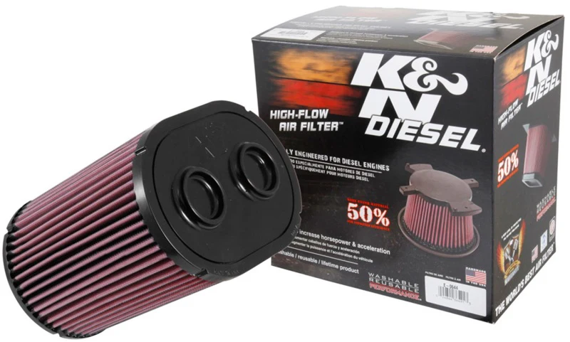 K&N 2017 Ford F250 Super Duty V8-6.7L DSL Replacement Drop In Air Filter - Image 11