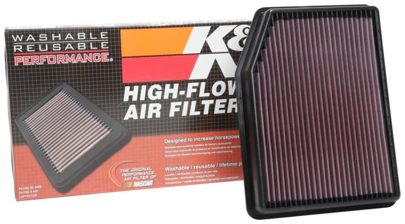 K&N 2019 Chevrolet Silverado 1500 V8-5.3L F/I Drop In Air Filter - Image 6