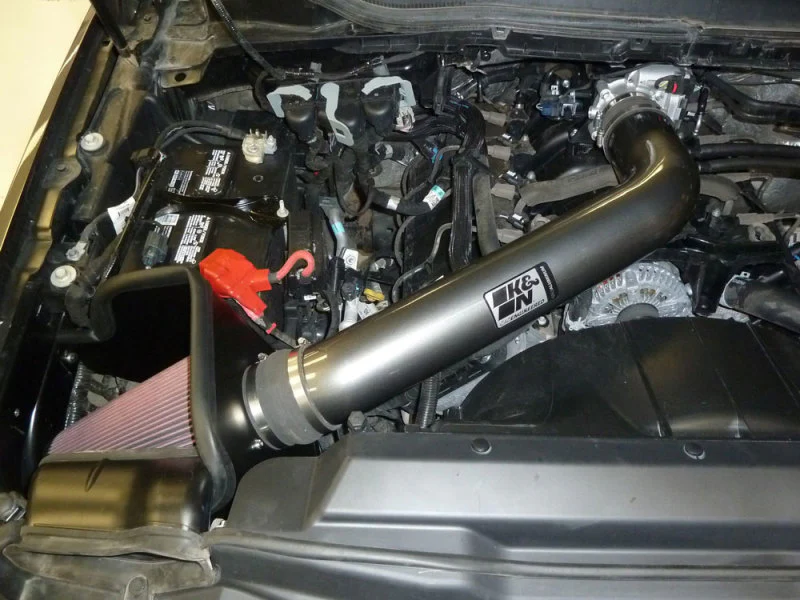 K&N 2020 Ford F250/350 6.2L V8 High Flow Performance Intake Kit - Image 2