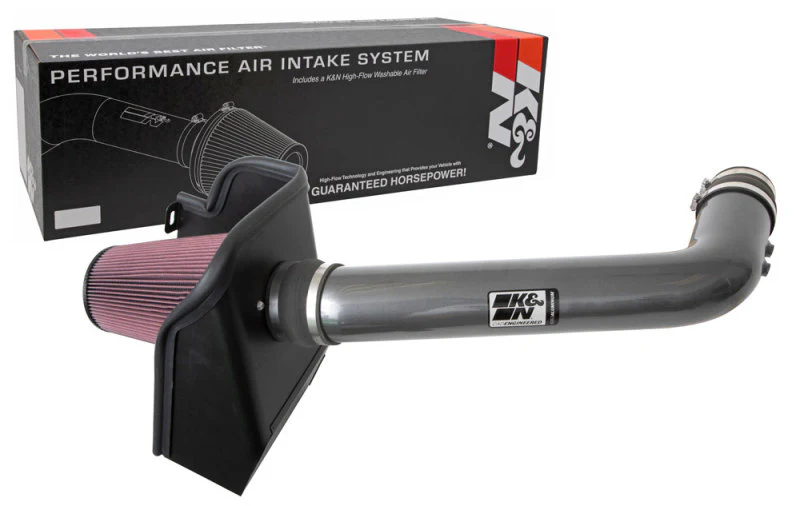 K&N 2020 Ford F250/350 6.2L V8 High Flow Performance Intake Kit - Image 4