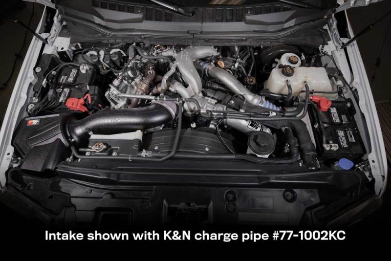 K&N 63 Series AirCharger Performance Intake 20-21 Ford F250 V8-6.7L DSL - Image 4