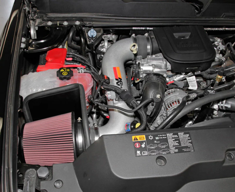 K&N 77 Series Performance Intake Kit for 11-14 Chevrolet Silverado/GMC Sierra 2500/3500 V8 6.6L - Image 3