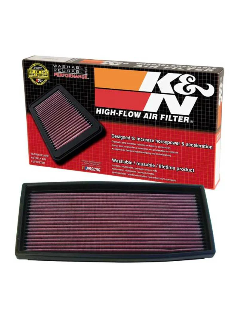 K&N 97-96 Ford 4.9L/5.0L / 87-97 5.8L/7.5L Drop In Air Filter - Image 4