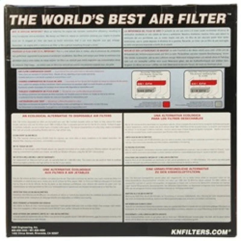K&N Replacement Air Filter FORD MUSTANG V8-4.6L, 1996-97 - Image 11