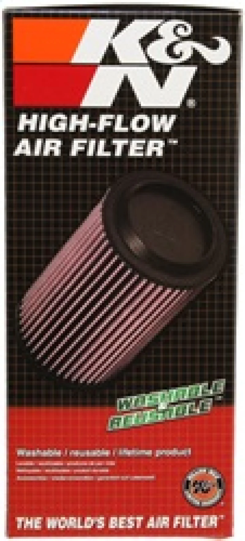 K&N Replacement Air Filter FORD P/U V8-7.3L T/D, 1995-97 - Image 8