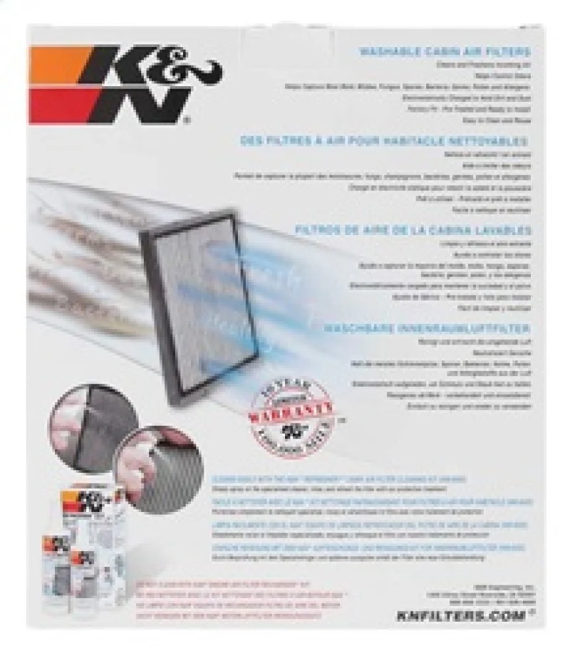 K&N Replacement Cabin Air Filter - Image 6