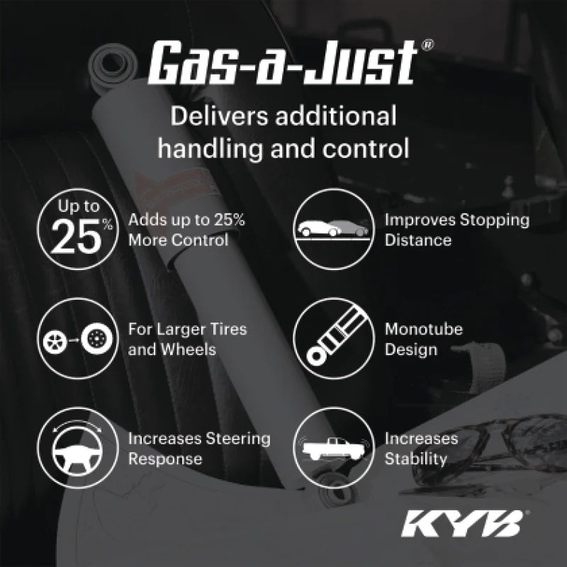 KYB 2020+ Ford F250 4WD (w/o Off Road Susp & Tremor Package) Gas-a-Just Gas Shock - Rear - Image 2