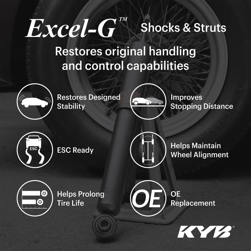 KYB Shocks & Struts Excel-G Rear 17-19 Ford F-250 Super Duty (2WD) - Image 2
