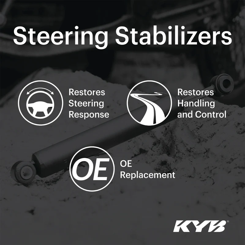 KYB Shocks & Struts Steering Stabilizers Front FORD Excursion (4WD) 2000-04 FORD F250 Super Duty (4W