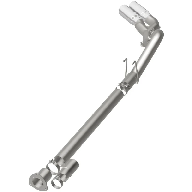 MagnaFlow 08-17 Ford F-250/F-350/F-450 4.6L/6.7 DPF-Back SS 4in Dual Single Passenger Side Rear Exit - Image 10