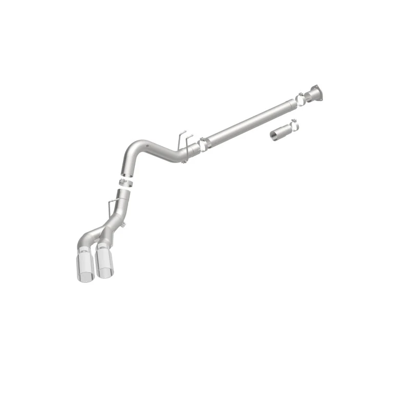 MagnaFlow 08-17 Ford F-250/F-350/F-450 4.6L/6.7 DPF-Back SS 4in Dual Single Passenger Side Rear Exit - Image 11