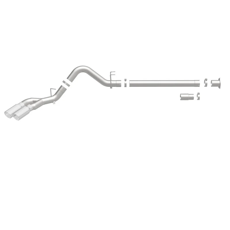 MagnaFlow 08-17 Ford F-250/F-350/F-450 4.6L/6.7 DPF-Back SS 4in Dual Single Passenger Side Rear Exit - Image 16