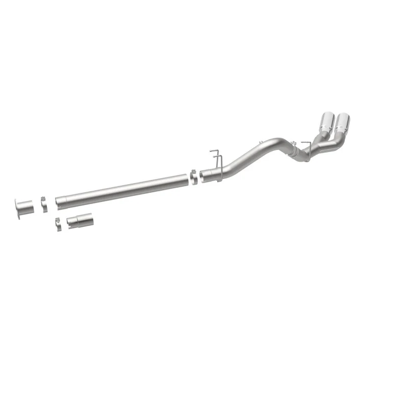 MagnaFlow 08-17 Ford F-250/F-350/F-450 4.6L/6.7 DPF-Back SS 4in Dual Single Passenger Side Rear Exit - Image 18