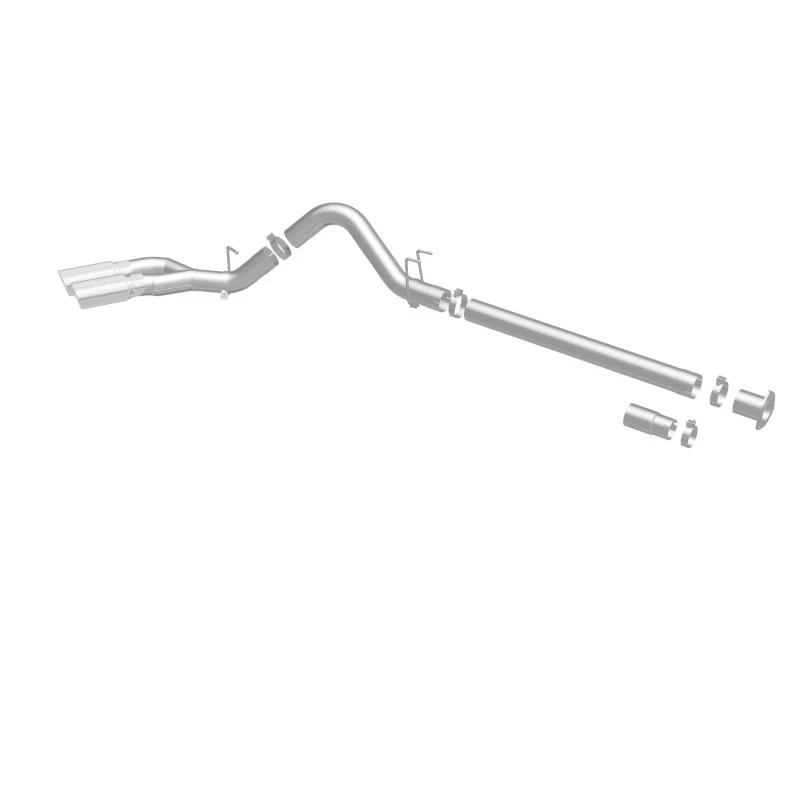 MagnaFlow 08-17 Ford F-250/F-350/F-450 4.6L/6.7 DPF-Back SS 4in Dual Single Passenger Side Rear Exit - Image 23