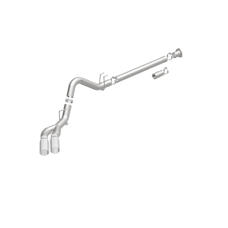 MagnaFlow 08-17 Ford F-250/F-350/F-450 4.6L/6.7 DPF-Back SS 4in Dual Single Passenger Side Rear Exit - Image 9