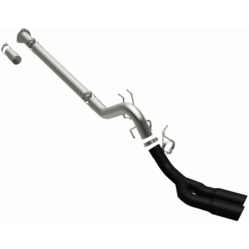 MagnaFlow 08-18 Ford F-250/F-350/F-450 4.6L/6.7 DPF-Back Black 4in Dual Single Rear Exit - Image 12