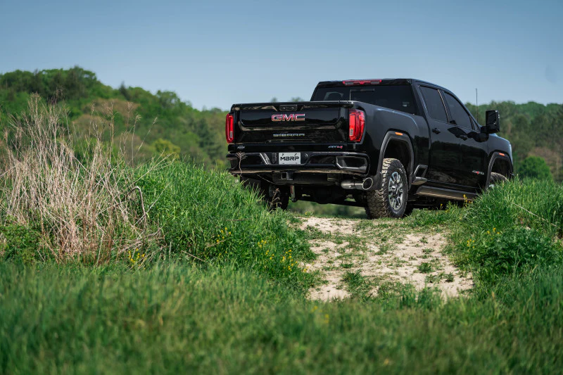 MBRP 20-23 Chevrolet Silverado 2500HD 6.6L Armor Plus T409 SS Single Side Exit 5in DPF Back Exhaust - Image 4
