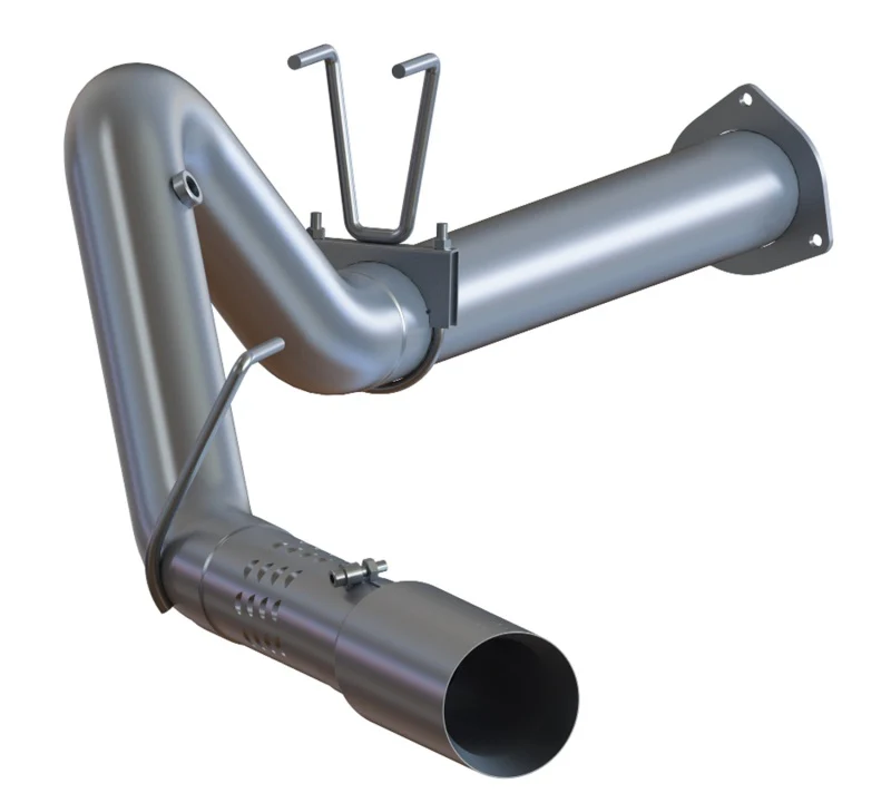 MBRP 2015 Ford F250/350/450 6.7L 4in Single Side Exit T409 Exhaust Includes 5in Tip - Image 2