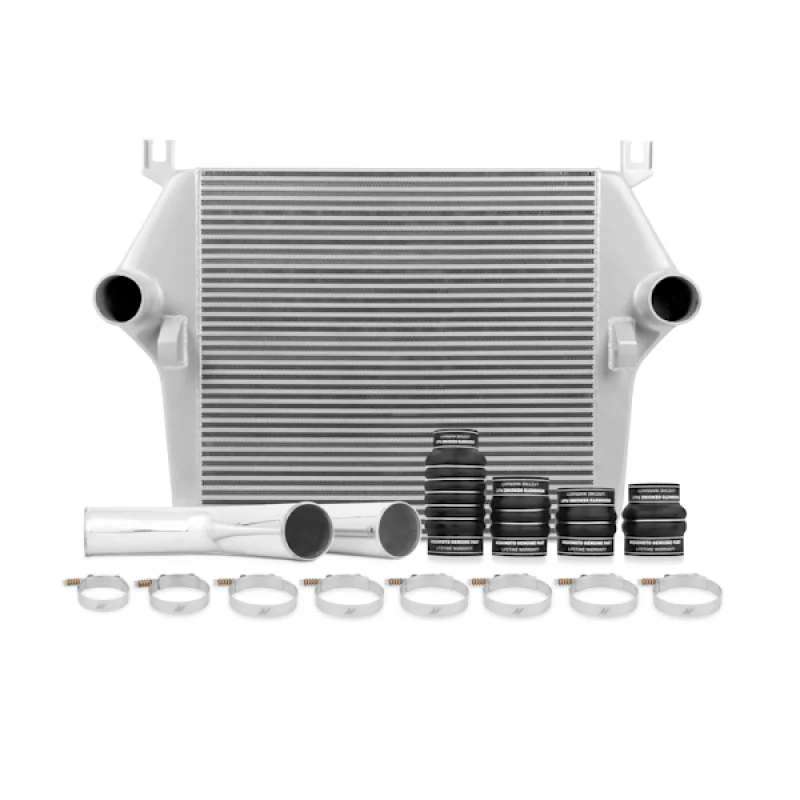 Mishimoto 03-07 Dodge 5.9L Cummins Intercooler Kit w/ Pipes (Silver) - Image 2