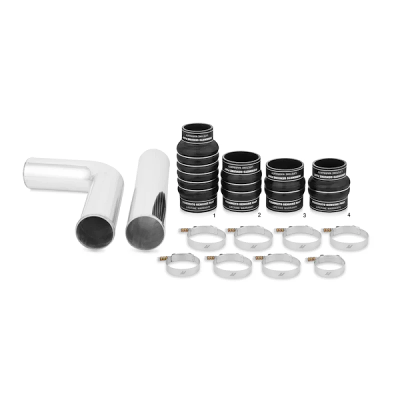 Mishimoto 03-07 Dodge 5.9L Cummins Intercooler Kit w/ Pipes (Silver) - Image 5