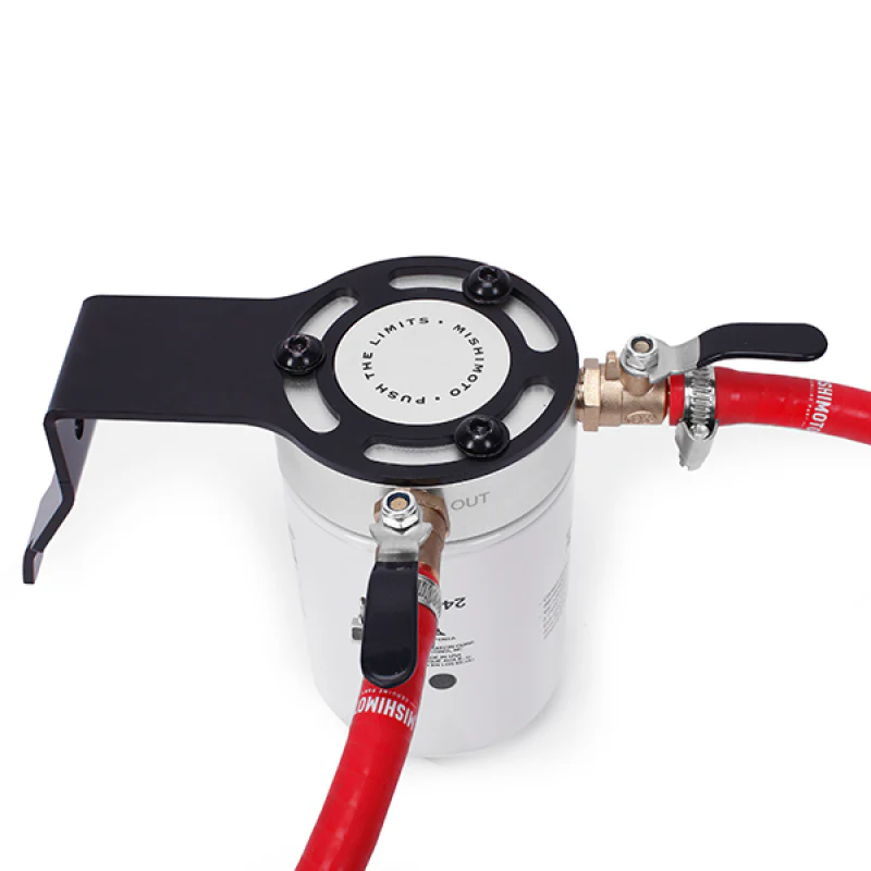 Mishimoto 03-07 Ford 6.0L Powerstroke Coolant Filtration Kit - Red - Image 3