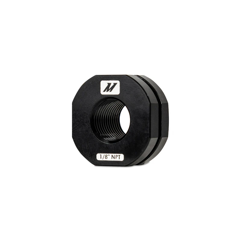 Mishimoto 1/8in NPT CNC-Machined Nozzle Mount Adapter - Black - Image 5