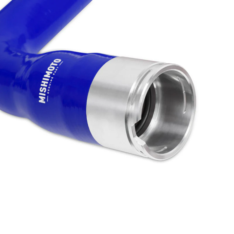 Mishimoto 11+ Chevrolet Duramax 6.6L Blue Silicone Coolant Hose Kit - Image 8