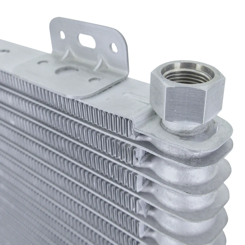 Mishimoto 13-Row Stacked Plate Transmission Cooler - Silver - Image 6