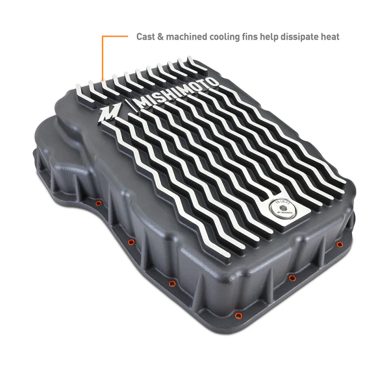 Mishimoto 2007.5 + Ram 6.7L Cummins 68RFE Transmission Pan - Cast - GR - Image 4