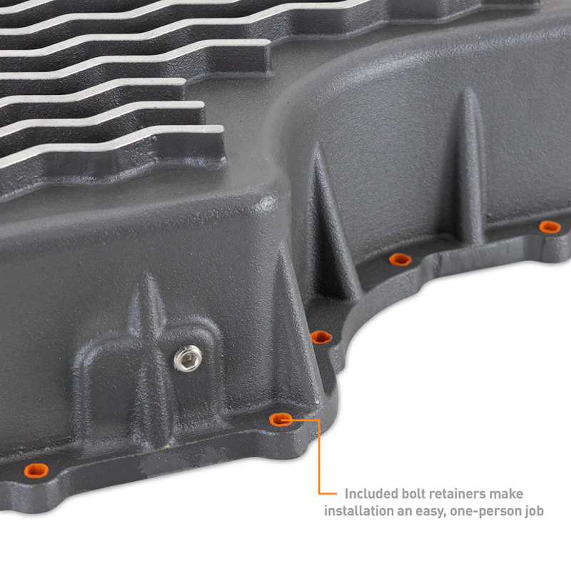 Mishimoto 2011+ Powerstroke 6R140 Transmission Pan - Cast - GR - Image 5