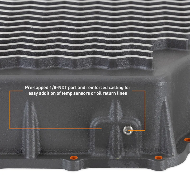 Mishimoto 2011+ Powerstroke 6R140 Transmission Pan - Cast - GR - Image 6