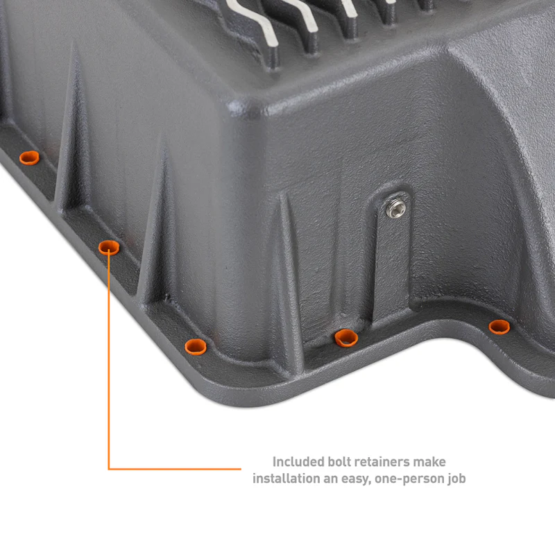 Mishimoto 89-10 Powerstroke E4OD 4R100 5R110 Trans Pan Cast GR - Image 3