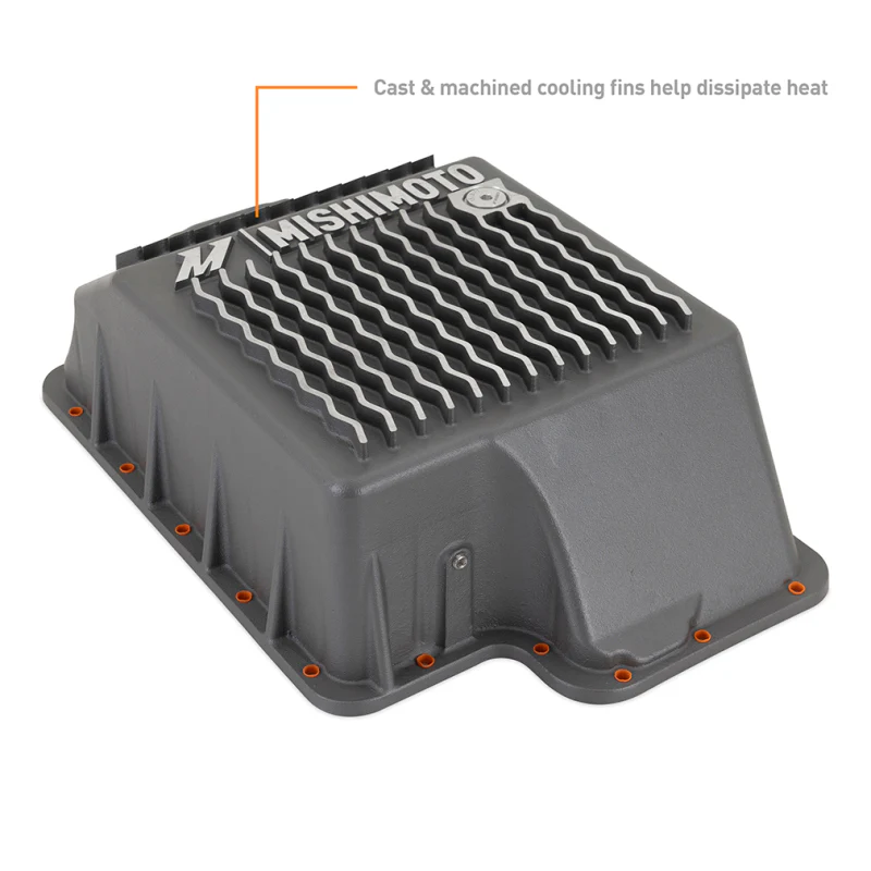 Mishimoto 89-10 Powerstroke E4OD 4R100 5R110 Trans Pan Cast GR - Image 8