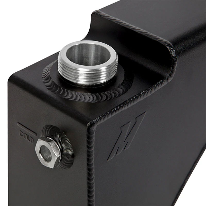 Mishimoto 99-03 Ford 7.3L Powerstroke Aluminum Degas Tank - Micro-Wrinkle Black - Image 3
