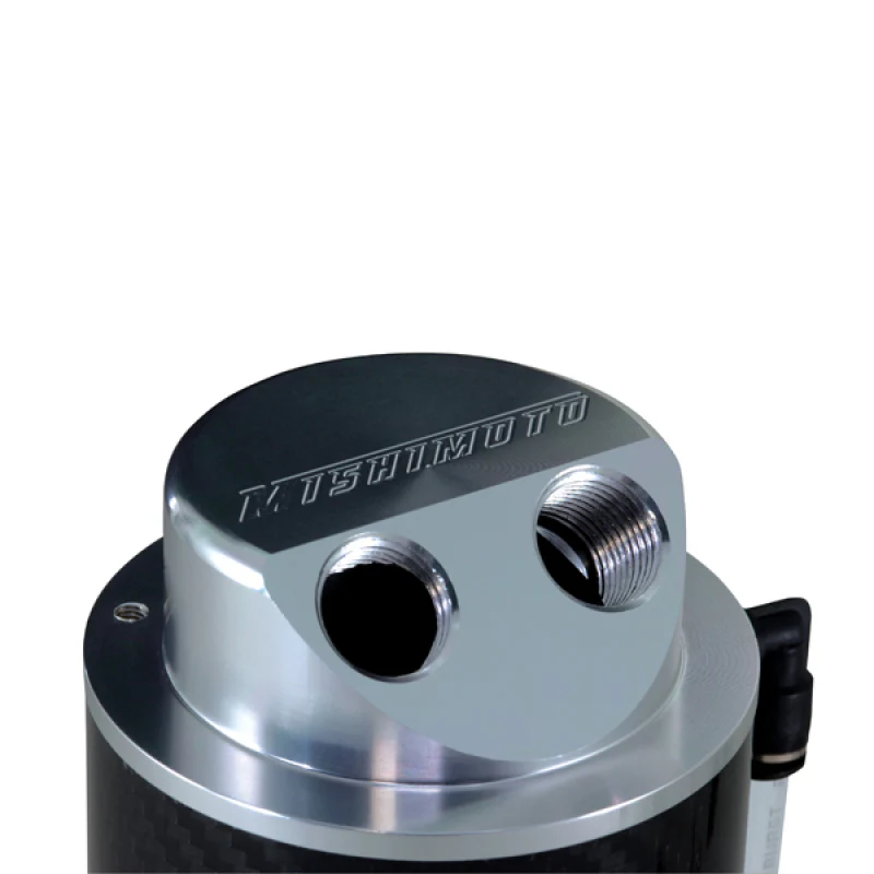 Mishimoto Carbon Fiber Oil Catch Can 10mm Fittings - Image 4