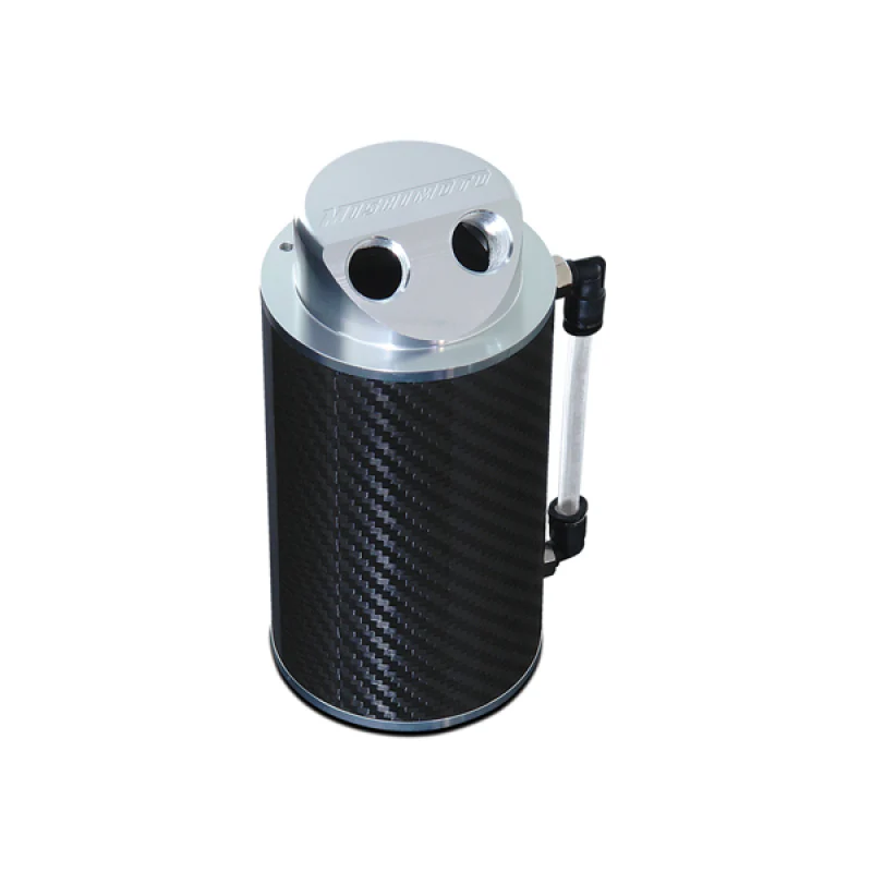 Mishimoto Carbon Fiber Oil Catch Can 10mm Fittings - Image 8