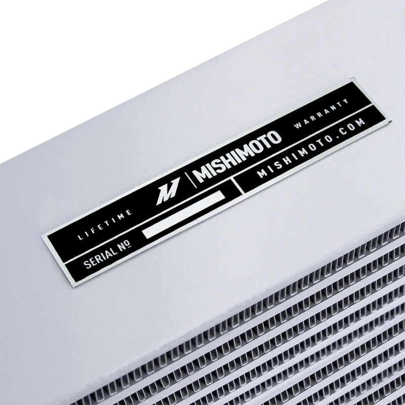 Mishimoto Heavy-Duty Oil Cooler - 17in. Same-Side Outlets - Silver - Image 4