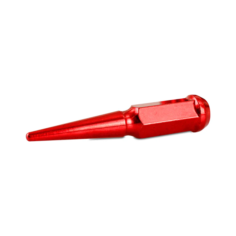 Mishimoto Mishimoto Steel Spiked Lug Nuts M14 x 1.5 32pc Set Red - Image 4