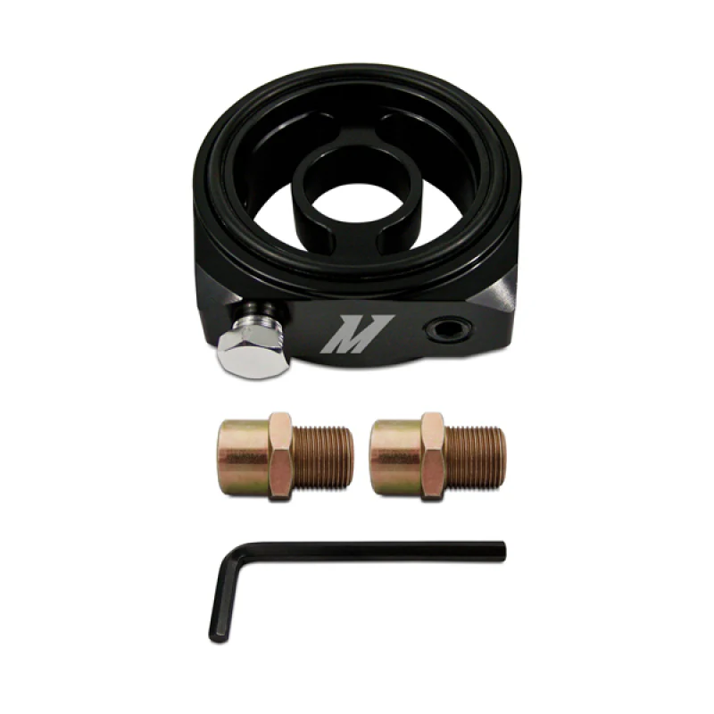 Mishimoto Oil Sandwich Plate Adapter with 3 x 1/8in NPT Ports - Image 2